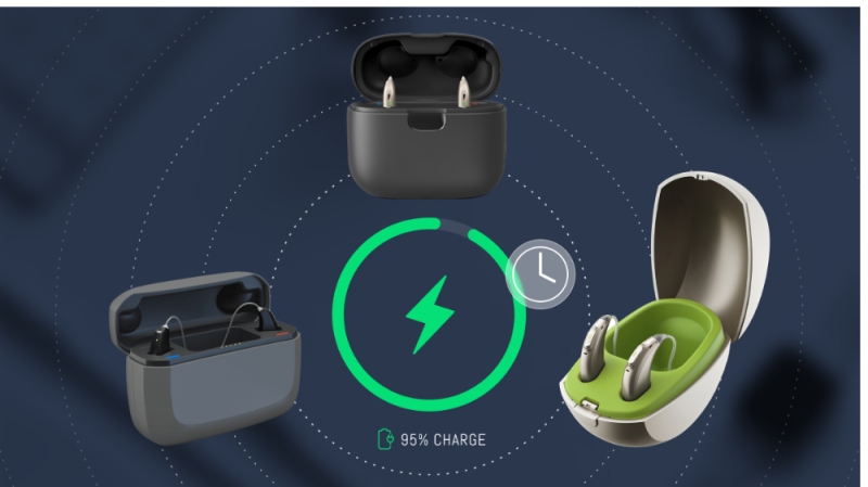 Rechargeable battery - Oticon Intent feature