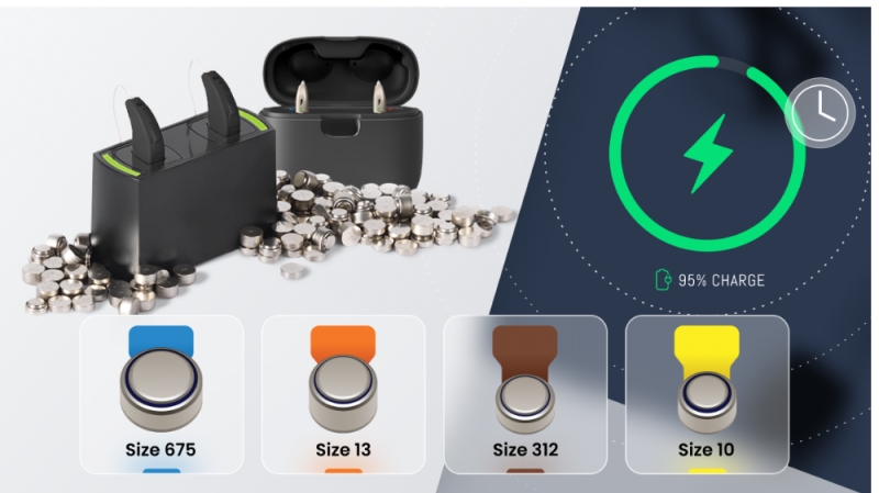 Rechargeable or disposable batteries - Oticon Zircon feature