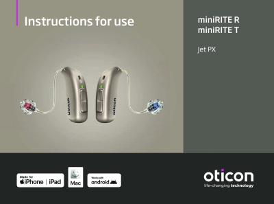 Jet PX miniRITE instructions  - Oticon Jet