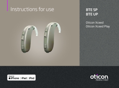 Xceed User Guide - Oticon Xceed