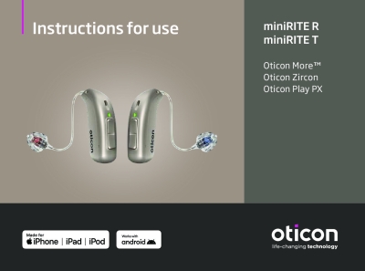 miniRITE Instruction - Oticon Zircon