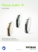 The image of Audeo M-312 and 312T and 13T User Guide hearing aids