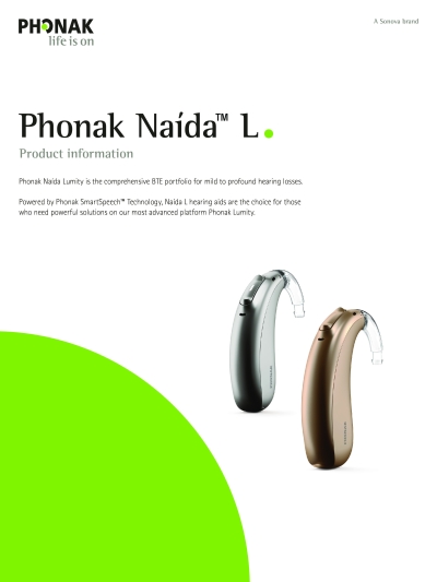 Phonak Naída Lumity Product Information - Phonak Naída Lumity