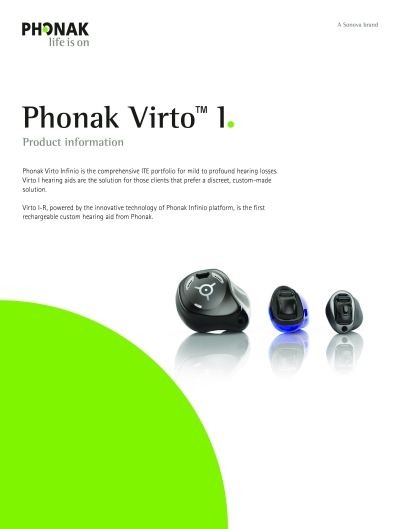 Phonak Virto Infinio Product Info All Models - Phonak Virto Infinio