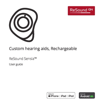 Custom models User Guide - ReSound Sensia