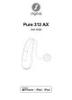 The image of Pure 312 AX User Guide hearing aids