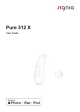 The image of Pure 312 X User Guide hearing aids