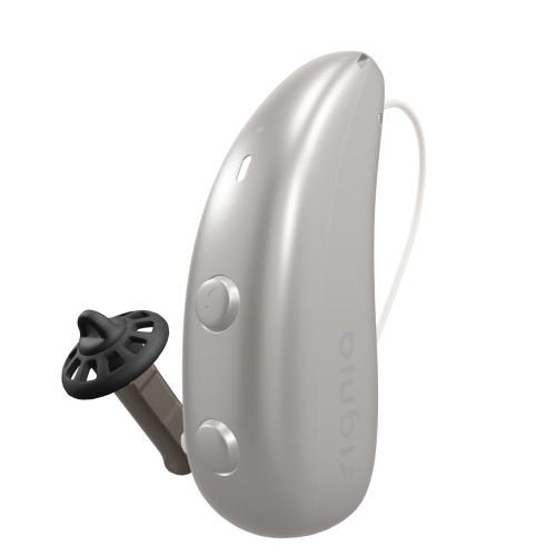 Signia Pure Charge&Go MaX in Dark Champagne color