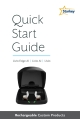 The image of Custom Rechargeable Quick Start Guide hearing aids