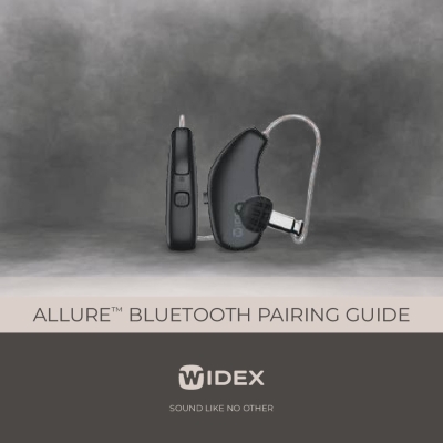 Widex Allure Bluetooth Pairing Guide - Widex Allure