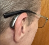 phonak sphere 90 RIC hearing aid behind the right ear back profile