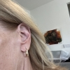 Starkey Edge AI mRIC R 24 in color beige in left ear up close