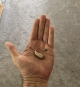 Phonak Audeo Sphere 90 in sand beige in hand for scale