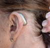 phonak audeo infinio ultra sphere 90 in sand beige on left ear