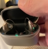 Pair of Phonak Audeo Infinio Ultra Sphere 70 in champagne in charger