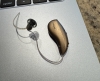 Phonak Audeo Infinio Ultra Sphere 90 in sand beige on laptop