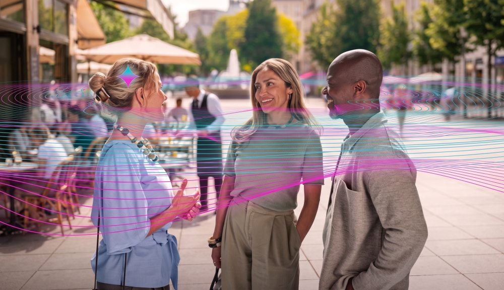 promo image from oticon about reveals speech ai adjusting its focus